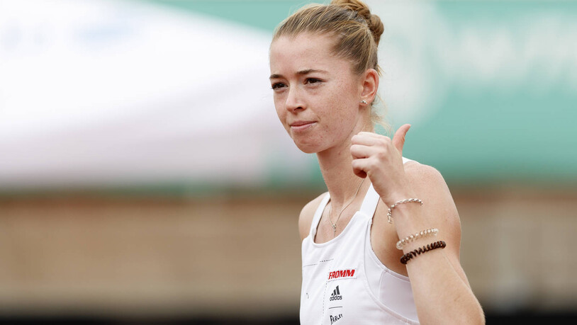 Neue Bestleistung: Simona Waltert am WTA International Ladies open in Lausanne.