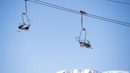 Sessellift Bolgen Talstation Jakobshorn Davos Platz Winter Bergbahnen 2020 