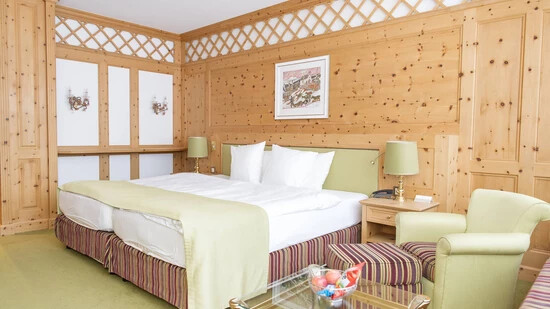 Hotelzimmer Zimmer Hotel Seehof Davos übernachten 