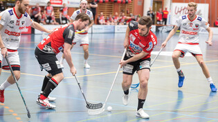 Für die Schweiz im Einsatz: Die beiden Alligatoren Kevin Berry (links) und Tim Braillard haben ein Aufgebot der Unihockey-Nationalmannschaft erhalten. 