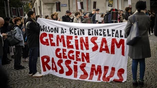 Solidaritäskundgebung gegen Rassismus in Zürich. (Archivbild)