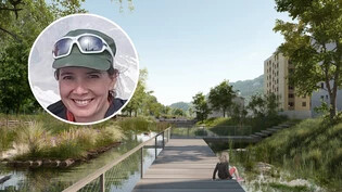 Projektleiterin Corina Geiger kämpft dafür, den Tankgraben in Näfels zu einem Erholungsgebiet für Tiere und Menschen umzugestalten. 