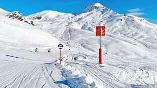 Freie Bahn: Im Skigebiet verteilt sich die Menschenmenge gut.