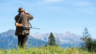Bereits ein Tier in Sicht? Seit heute Samstagmorgen sind wieder über 5000 Jägerinnen und Jäger in den Bündner Bergen unterwegs.